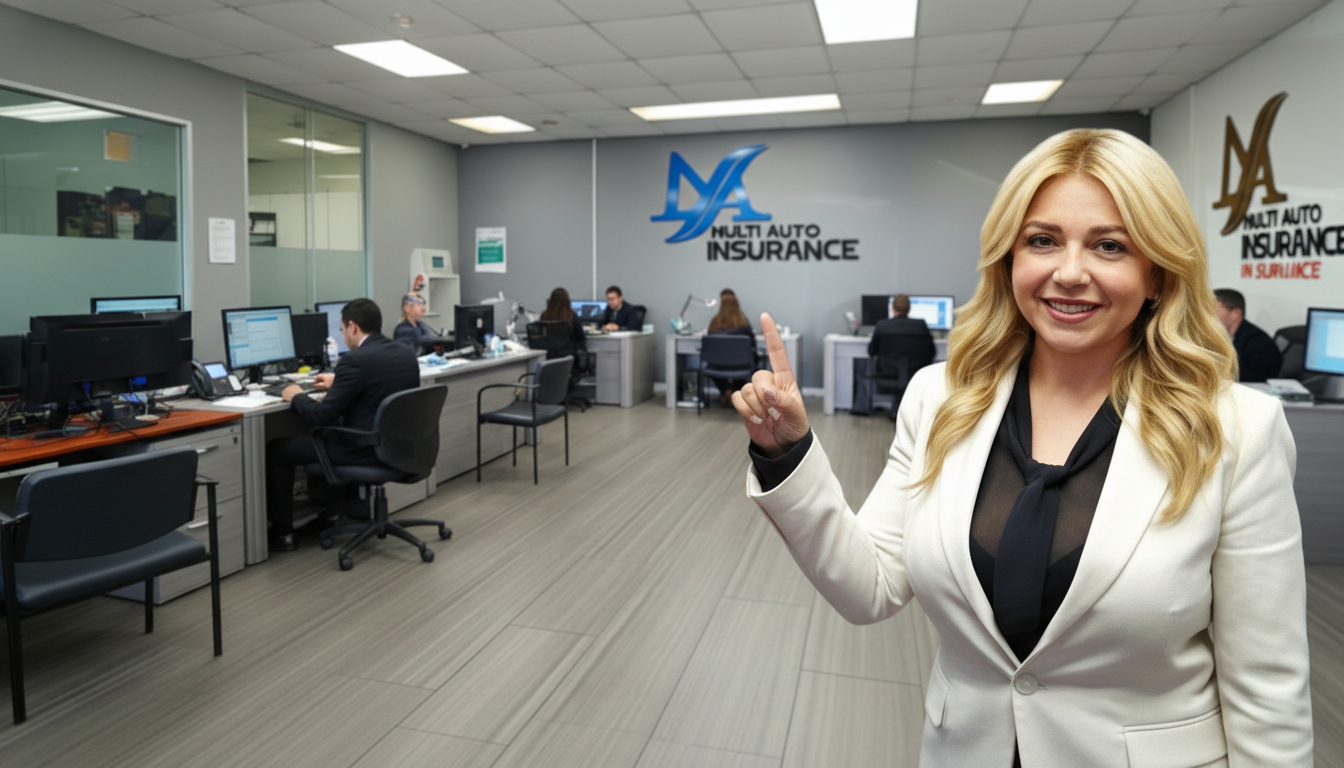 Multi-Auto Insurance Services Team in Azusa Office providing tax and DMV services
